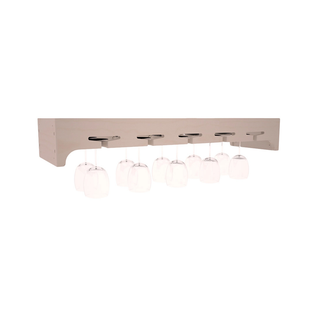 Elementcollection 35 Large Stemware Wood Wine Rack Greywash Stained