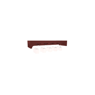 Elementcollection 35 Large Stemware Wood Wine Rack Cherry Stained