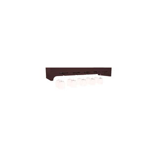 Elementcollection 35 Large Stemware Wood Wine Rack Walnut Stained