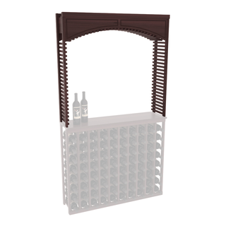 Elementcollection 42 5 Wood Wine Cellar Arch Walnut Stained