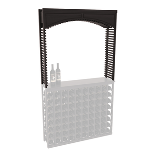 Elementcollection 42 5 Wood Wine Cellar Arch Black Stained