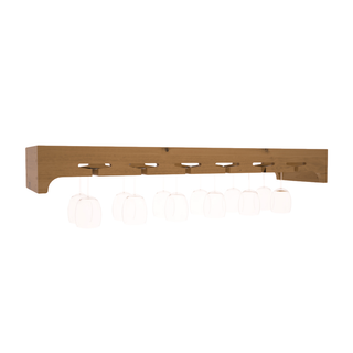 Elementcollection 42 5 Stemware Wood Wine Rack Oak Stained