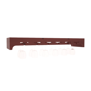 Elementcollection 42 5 Stemware Wood Wine Rack Cherry Stained
