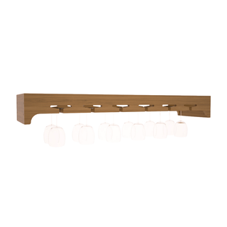 Elementcollection 42 5 Stemware Wood Wine Rack Oak Stained