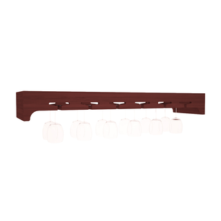 Elementcollection 42 5 Stemware Wood Wine Rack Cherry Stained