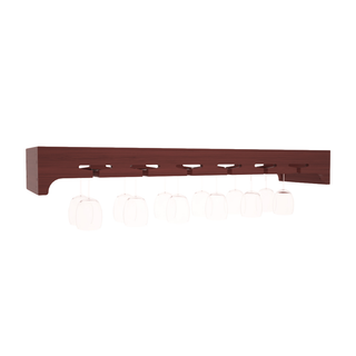 Elementcollection 42 5 Stemware Wood Wine Rack Cherry Stained
