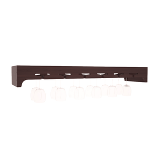 Elementcollection 42 5 Stemware Wood Wine Rack Walnut Stained