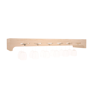 Elementcollection 42 5 Stemware Wood Wine Rack Unstained Element Collection