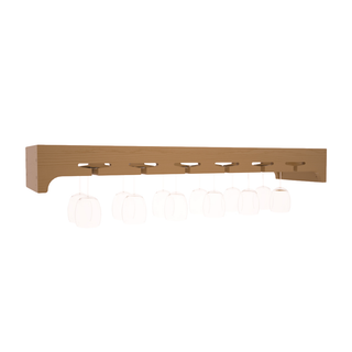 Elementcollection 42 5 Stemware Wood Wine Rack Oak Stained