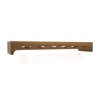 Elementcollection 42 5 Stemware Wood Wine Rack Oak Stained