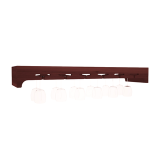 Elementcollection 42 5 Stemware Wood Wine Rack Cherry Stained