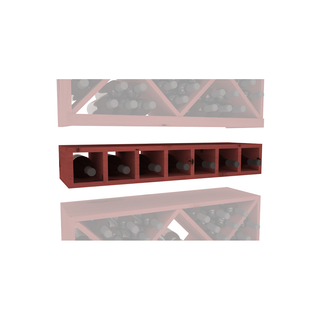 Elementcollection 7 Bottle Magnum Bottle Wood Cubby Cherry Stained