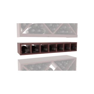 Elementcollection 7 Bottle Magnum Bottle Wood Cubby Walnut Stained