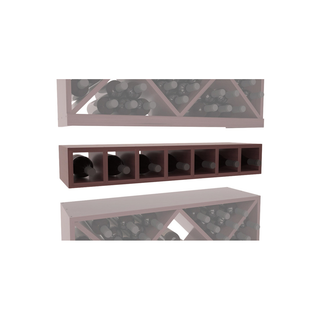 Elementcollection 7 Bottle Magnum Bottle Wood Cubby Walnut Stained