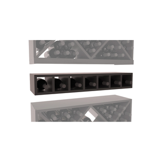 Elementcollection 7 Bottle Magnum Bottle Wood Cubby Black Stained