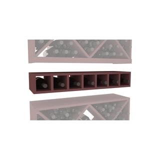 Elementcollection 7 Bottle Magnum Bottle Wood Cubby Walnut Stained