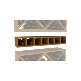 Elementcollection 7 Bottle Magnum Bottle Wood Cubby Oak Stained