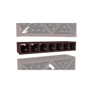 Elementcollection 7 Bottle Magnum Bottle Wood Cubby Walnut Stained