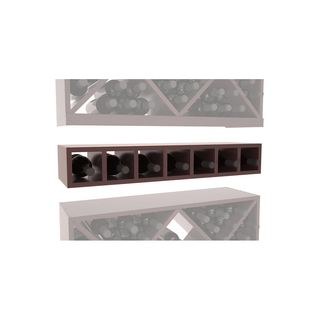 Elementcollection 7 Bottle Magnum Bottle Wood Cubby Walnut Stained