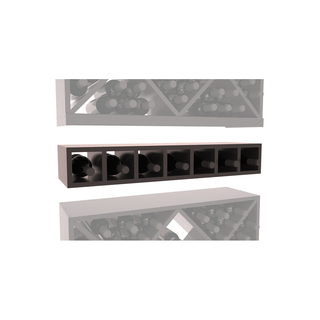 Elementcollection 7 Bottle Magnum Bottle Wood Cubby Black Stained
