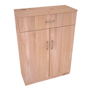 Elementcollection 6 Column Base Wood Wine Cabinet Unstained