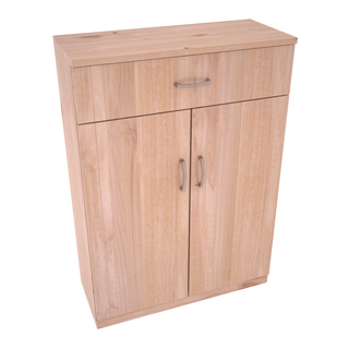 Elementcollection 6 Column Base Wood Wine Cabinet Unstained