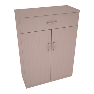 Elementcollection 6 Column Base Wood Wine Cabinet Greywash Stained