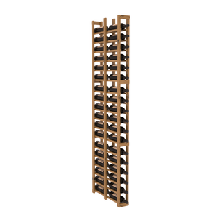 Elementcollection 1 Column Double Deep Wood Wine Rack Oak Stained
