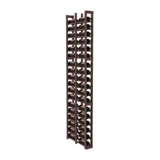 Elementcollection 1 Column Double Deep Wood Wine Rack Walnut Stained