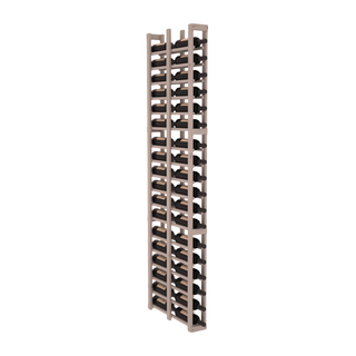 Elementcollection 1 Column Double Deep Wood Wine Rack Greywash Stained