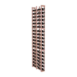 Elementcollection 1 Column Double Deep Wood Wine Rack Unstained