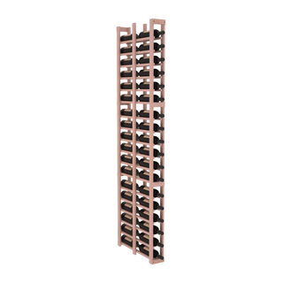 Elementcollection 1 Column Double Deep Wood Wine Rack Unstained
