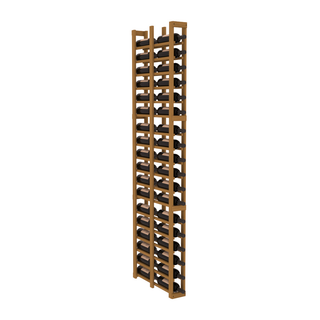Elementcollection 1 Column Double Deep Wood Wine Rack Oak Stained