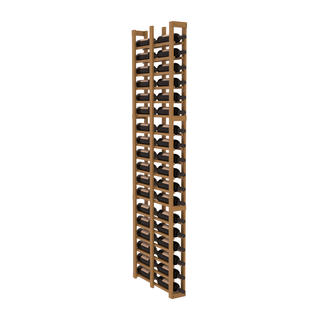 Elementcollection 1 Column Double Deep Wood Wine Rack Oak Stained