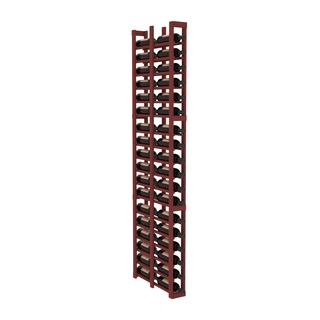 Elementcollection 1 Column Double Deep Wood Wine Rack Cherry Stained