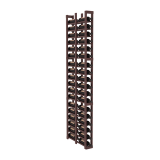 Elementcollection 1 Column Double Deep Wood Wine Rack Walnut Stained
