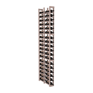 Elementcollection 1 Column Double Deep Wood Wine Rack Greywash Stained