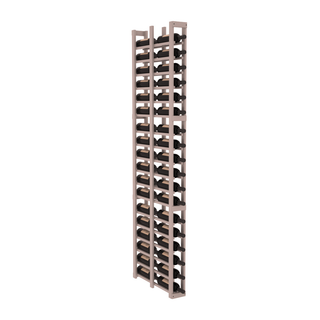 Elementcollection 1 Column Double Deep Wood Wine Rack Greywash Stained