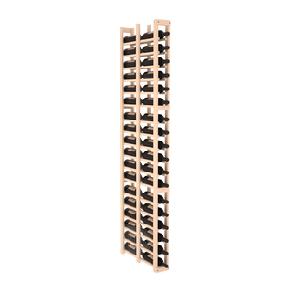 Elementcollection 1 Column Double Deep Wood Wine Rack Unstained Element Collection