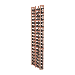 Elementcollection 1 Column Double Deep Wood Wine Rack Unstained