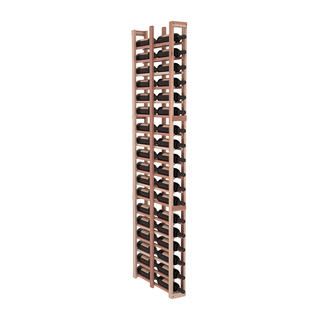 Elementcollection 1 Column Double Deep Wood Wine Rack Unstained