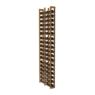 Elementcollection 1 Column Double Deep Wood Wine Rack Oak Stained