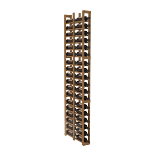 Elementcollection 1 Column Double Deep Wood Wine Rack Oak Stained