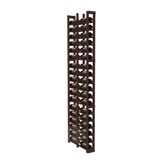 Elementcollection 1 Column Double Deep Wood Wine Rack Walnut Stained