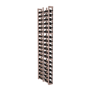 Elementcollection 1 Column Double Deep Wood Wine Rack Greywash Stained