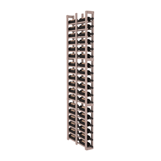Elementcollection 1 Column Double Deep Wood Wine Rack Greywash Stained