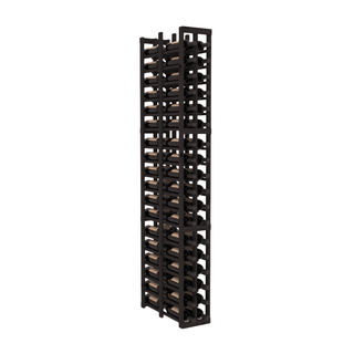 Elementcollection 2 Column Double Deep Wood Wine Rack Black Stained