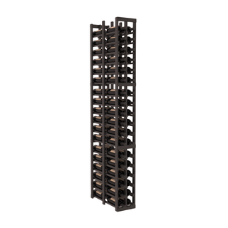 Elementcollection 2 Column Double Deep Wood Wine Rack Black Stained