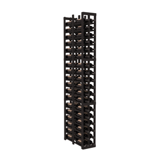 Elementcollection 2 Column Double Deep Wood Wine Rack Black Stained
