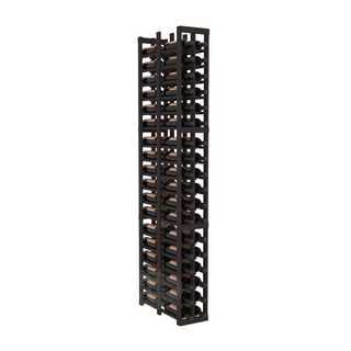 Elementcollection 2 Column Double Deep Wood Wine Rack Black Stained